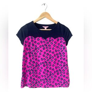 Lilly Pulitzer Pink and Blue Top